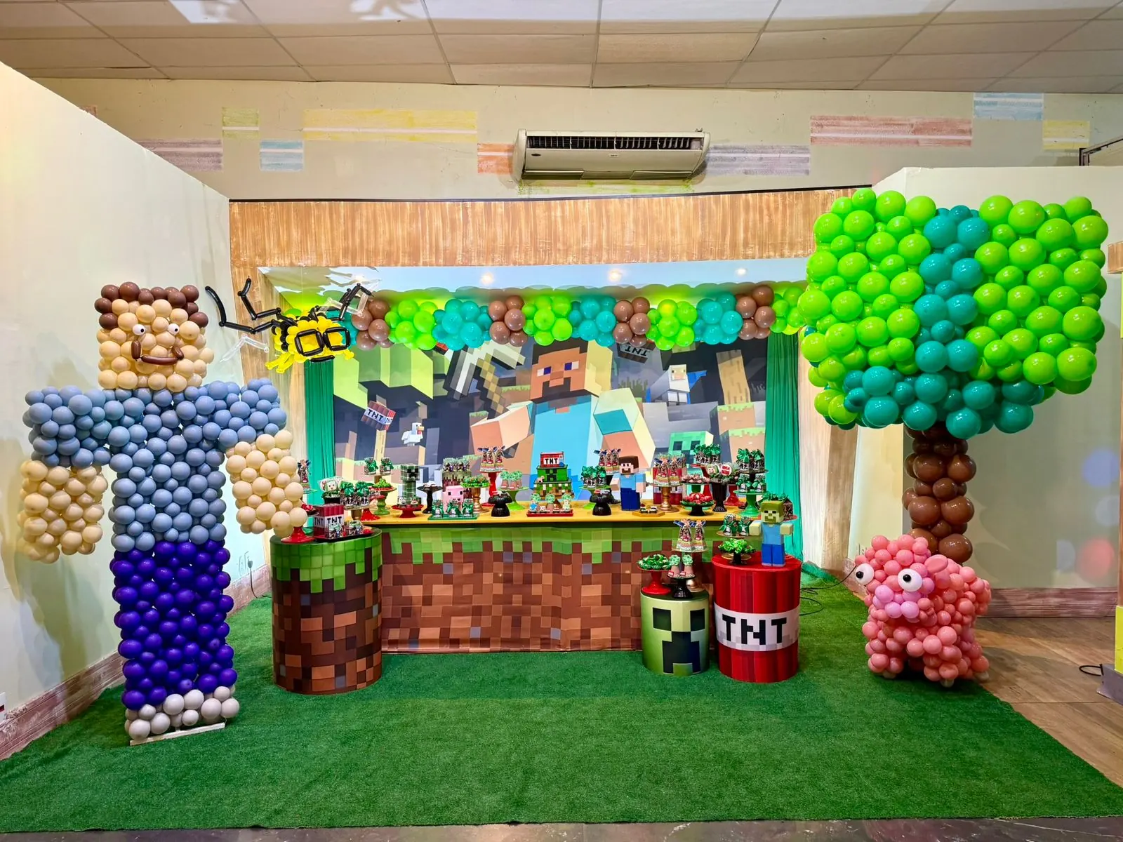 Minecraft | Steve 3D + Decoração